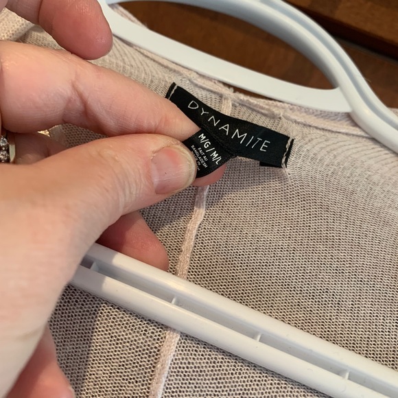 Light pink open cardigan - Picture 2 of 5